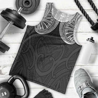 Samoan Traditional Art Tattoos Men Tank Top Tatau Roman Reigns Black Color LT03 - Polynesian Pride