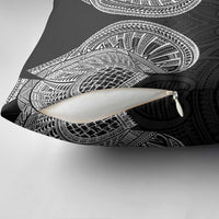 Samoan Traditional Art Tattoos Pillow Cover Tatau Roman Reigns Black Color LT03 - Polynesian Pride