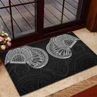 Samoan Traditional Art Tattoos Rubber Doormat Tatau Roman Reigns Black Color LT03 - Polynesian Pride