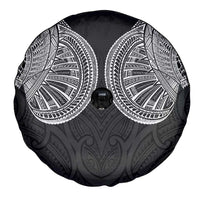 Samoan Traditional Art Tattoos Spare Tire Cover Tatau Roman Reigns Black Color LT03 - Polynesian Pride