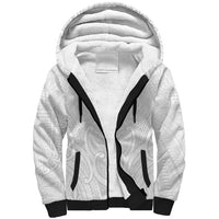 Samoan Traditional Art Tattoos Sherpa Hoodie Tatau Roman Reigns White Color LT03 Unisex White - Polynesian Pride