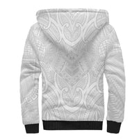 Samoan Traditional Art Tattoos Sherpa Hoodie Tatau Roman Reigns White Color LT03 - Polynesian Pride