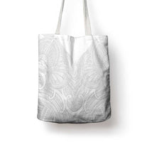 Samoan Traditional Art Tattoos Tote Bag Tatau Roman Reigns White Color LT03 - Polynesian Pride