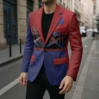 Personalised Samoan DNA-Proud of Samoa Blazer Polynesian Patterns - Polynesian Pride