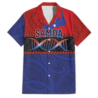 Personalised Samoan DNA-Proud of Samoa Family Matching Off Shoulder Maxi Dress and Hawaiian Shirt Polynesian Patterns LT03 Dad's Shirt - Short Sleeve Multicolor - Polynesian Pride