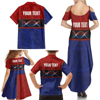 Personalised Samoan DNA-Proud of Samoa Family Matching Summer Maxi Dress and Hawaiian Shirt Polynesian Patterns LT03 - Polynesian Pride