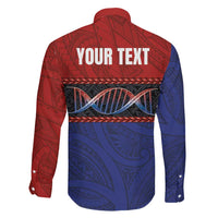 Personalised Samoan DNA-Proud of Samoa Family Matching Summer Maxi Dress and Hawaiian Shirt Polynesian Patterns LT03 - Polynesian Pride
