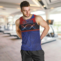 Personalised Samoan DNA-Proud of Samoa Men Tank Top Polynesian Patterns - Polynesian Pride