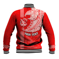 Hawaii Kalani High School Baseball Jacket Tribal Kakau Pattern LT03 - Polynesian Pride