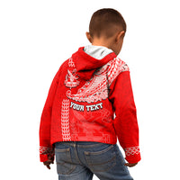 Hawaii Kalani High School Kid Hoodie Tribal Kakau Pattern LT03 - Polynesian Pride