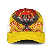 American Samoa Fautasi Race Baseball Net Cap Pago Pago-Aeto Samoan Tattoo and Eagle