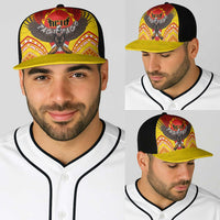 American Samoa Fautasi Race Baseball Net Cap Pago Pago-Aeto Samoan Tattoo and Eagle