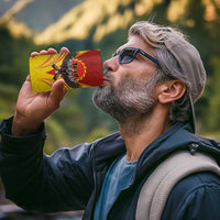 American Samoa Fautasi Race 4 in 1 Can Cooler Tumbler Pago Pago-Aeto Samoan Tattoo and Eagle LT03 - Polynesian Pride