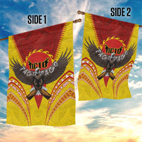 American Samoa Fautasi Race Garden Flag Pago Pago-Aeto Samoan Tattoo and Eagle
