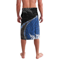 Personalised New Zealand Darts Lavalava Koru Tribal Tattoo and Silver Fern Maori Pattern Blue Color LT03 - Polynesian Pride
