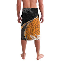 Personalised New Zealand Darts Lavalava Koru Tribal Tattoo and Silver Fern Maori Pattern Orange Color LT03 - Polynesian Pride