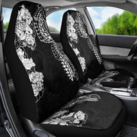 Japanese Irezumi and Hawaiian Polynesian Art Tattoo Car Seat Cover Black Color LT03 - Polynesian Pride