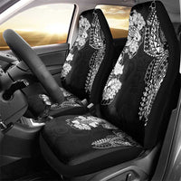 Japanese Irezumi and Hawaiian Polynesian Art Tattoo Car Seat Cover Black Color LT03 - Polynesian Pride