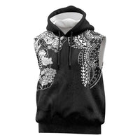 Japanese Irezumi and Hawaiian Polynesian Art Tattoo Sleeveless Hoodie Black Color LT03 Black - Polynesian Pride