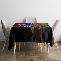 New Zealand and Australia ANZAC Day Tablecloth National Flag mix Kiwi Bird and Kangaroo Soldier Style LT03 - Polynesian Pride