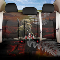New Zealand ANZAC Day Back Car Seat Cover The Ode of Remembrance and Silver Fern LT03 One Size Black - Polynesian Pride