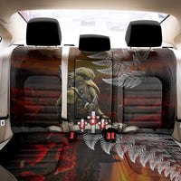 New Zealand ANZAC Day Back Car Seat Cover The Ode of Remembrance and Silver Fern LT03 - Polynesian Pride