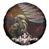New Zealand ANZAC Day Spare Tire Cover The Ode of Remembrance and Silver Fern LT03 - Polynesian Pride