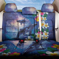 Hawaiian Lei Day Plumeria Humpback Whales Back Car Seat Cover Polynesian Art Vibrant Starry Nebula Style LT03 One Size Art - Polynesian Pride