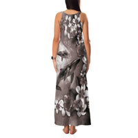 Hawaiian Lei Day Plumeria Humpback Whales Family Matching Tank Maxi Dress and Hawaiian Shirt Polynesian Art Vibrant Starry Nebula Grayscale Style LT03 - Polynesian Pride