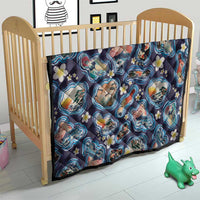 Hawaii Islands Map Design with Japanese Landscape Quilt Hawaiian Japan Fusion Art Navy Color LT03 - Polynesian Pride