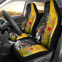 Aotearoa New Zealand And Australia Basketball Custom Car Seat Cover Maori Tribal Tattoo And Aboriginal Dot Art Heritage LT03 - Polynesian Pride
