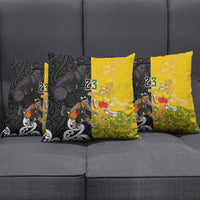 Aotearoa New Zealand And Australia Basketball Custom Pillow Cover Maori Tribal Tattoo And Aboriginal Dot Art Heritage LT03 - Polynesian Pride