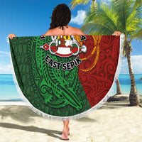 Papua New Guinea East Sepik Province Beach Blanket Tribal Crocodile Birds of Paradise Melanesian Tattoo LT03 - Polynesian Pride