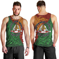 Papua New Guinea East Sepik Province Men Tank Top Tribal Crocodile Birds of Paradise Melanesian Tattoo LT03 - Polynesian Pride