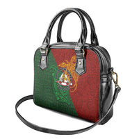 Papua New Guinea East Sepik Province Shoulder Handbag Tribal Crocodile Birds of Paradise Melanesian Tattoo LT03 - Polynesian Pride