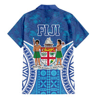 Fiji Day Family Matching Mermaid Dress and Hawaiian Shirt Fijian Masi Tribal Hibiscus Tattoo and Tapa Pattern LT03 - Polynesian Pride