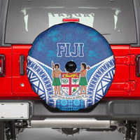 Fiji Day Spare Tire Cover Fijian Masi Tribal Hibiscus Tattoo and Tapa Pattern LT03 - Polynesian Pride