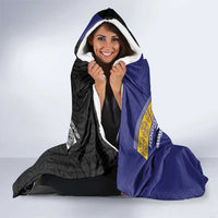 Rugby Niue and Aotearoa Hooded Blanket Hiapo with Maori Moko Tribal Heritage Tattoos LT03 - Polynesian Pride