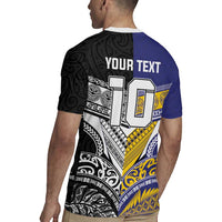 Custom Rugby Niue and Aotearoa Rugby Jersey Hiapo with Maori Moko Tribal Heritage Tattoos LT03 - Polynesian Pride
