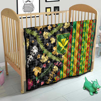 Hawaiian Tropical Plants Lei Quilt Kanaka Maoli Tribal with Palaka Motifs LT03 - Polynesian Pride