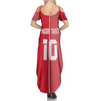 Custom Tahiti Football-Iron Warriors Family Matching Summer Maxi Dress and Hawaiian Shirt LT03 - Polynesian Pride