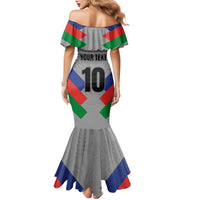 Custom New Caledonia-The Kagus Family Matching Mermaid Dress and Hawaiian Shirt LT03 - Polynesian Pride