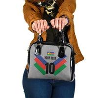Custom New Caledonia-The Kagus Shoulder Handbag
