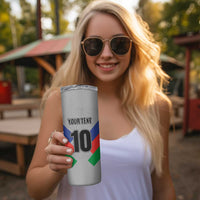 Custom New Caledonia-The Kagus Skinny Tumbler