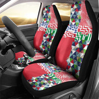 Hawaiian Floral Kakau Tropical Leaves-Sporty Style Car Seat Cover LT03 - Polynesian Pride