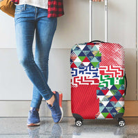 Hawaiian Floral Kakau Tropical Leaves-Sporty Style Luggage Cover LT03 - Polynesian Pride