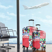 Hawaiian Floral Kakau Tropical Leaves-Sporty Style Luggage Cover LT03 - Polynesian Pride