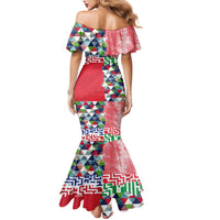 Hawaiian Floral Kakau Tropical Leaves-Sporty Style Mermaid Dress LT03 - Polynesian Pride