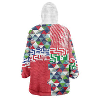 Hawaiian Floral Kakau Tropical Leaves-Sporty Style Wearable Blanket Hoodie LT03 - Polynesian Pride