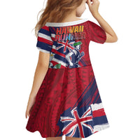 Hawaii Runner-Kakau Art with Lei and Plumeria Family Matching Off The Shoulder Long Sleeve Dress and Hawaiian Shirt LT03 - Polynesian Pride